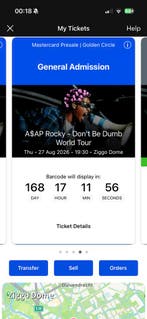 tickets ziggo dome de dijk