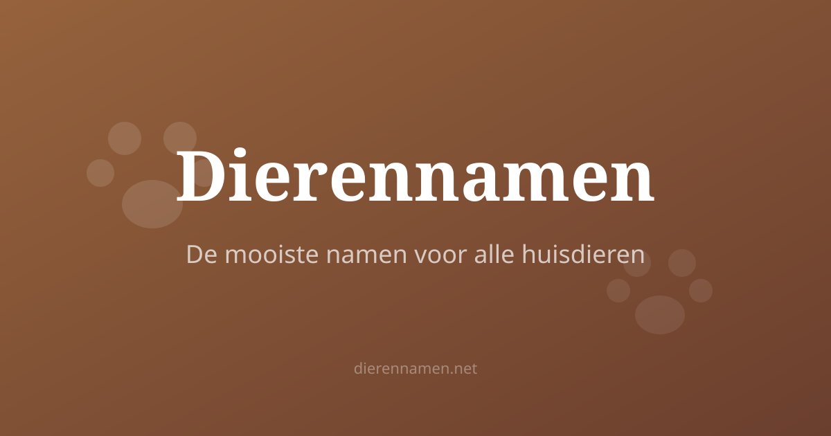 nederlandse artiesten met dierennamen